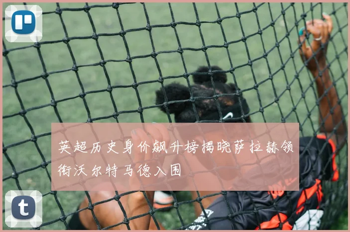 英超历史身价飙升榜揭晓萨拉赫领衔沃尔特马德入围